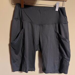 Zenana Outfitters Dark Grey Bike Shorts